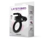 Latetobed Fermax Vibrating Ring with Rabbit USB Silicone Black