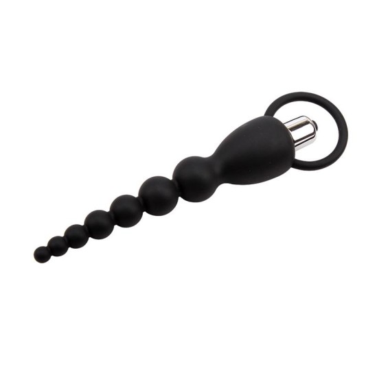 Chisa Anal Chain Elite Power 19.5 cm Silicone Black