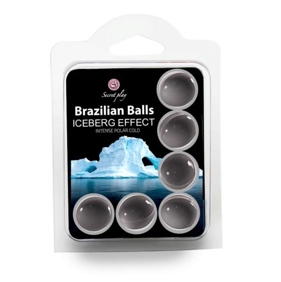 Secret Play Komplektā 6 Brazīlijas bumbas Iceberg Cold Effect