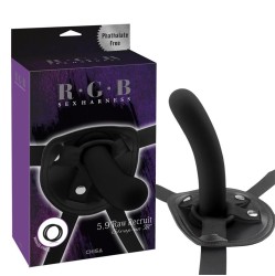 Chisa Prisegamas dirželiu su Dildo Raw Recruit Size M Black