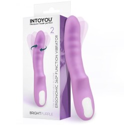 Intoyou Brightpurple Vibe y Rotator Double Motor 360 USB silikons