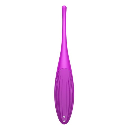 Satisfyer Twirling Joy rotējošs stimulators ar APP Fuchsia