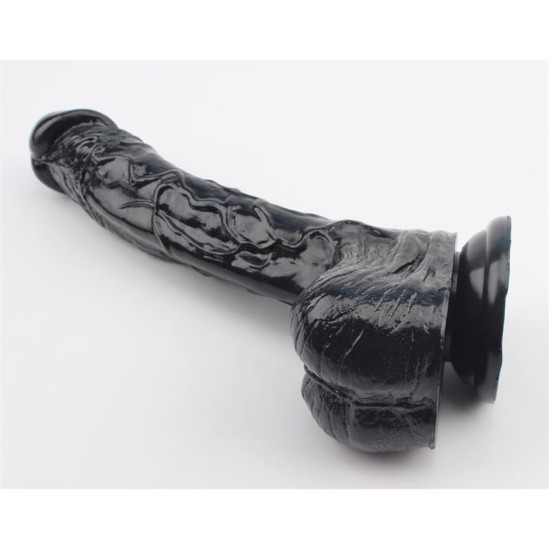 Chisa Dildo Leviatāns 25 x 4,5 cm Melns