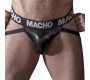 Macho Underwear МАЧО - MX25NC JOCK ЧЕРНАЯ КОЖА S