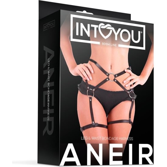 Intoyou Bdsm Line Regulējama Aneir kāju un gaidīšanas siksna