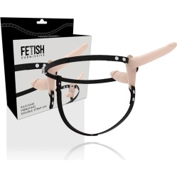 Fetish Submissive Harness KAHEPELT LÄBIVIIMISEGA FLESH UP VIBRAATOR