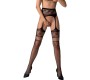 Passion Woman Garter & Stock PASSION - S030 STRIP PANTY BLACK ONE SIZE