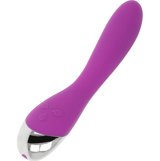 Ohmama Vibrators OHMAMA - VIBRATORIAUS 6 REŽIMAI IR 6 GREIČIAI ALYVINIAI 20,5 CM