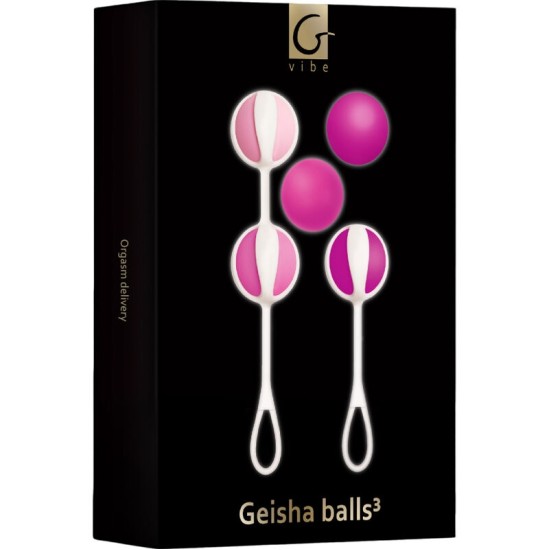 G-Vibe GVIBE - KOMPLEKT 5 GEISHA PALLI3 SUHKRUROOSA