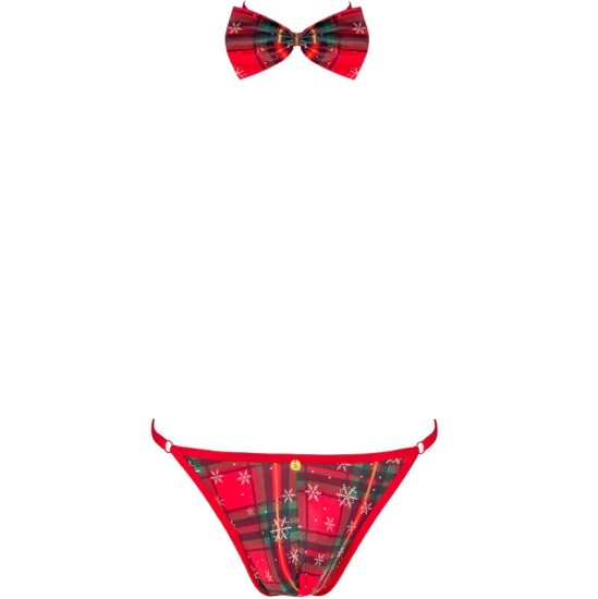 Obsessive Xmas OBSESSIVE - MS MERRILO THONG & BOW TIE ONE SIZE