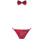 Obsessive Xmas OBSESSIVE - MS MERRILO THONG & BOW TIE ONE SIZE