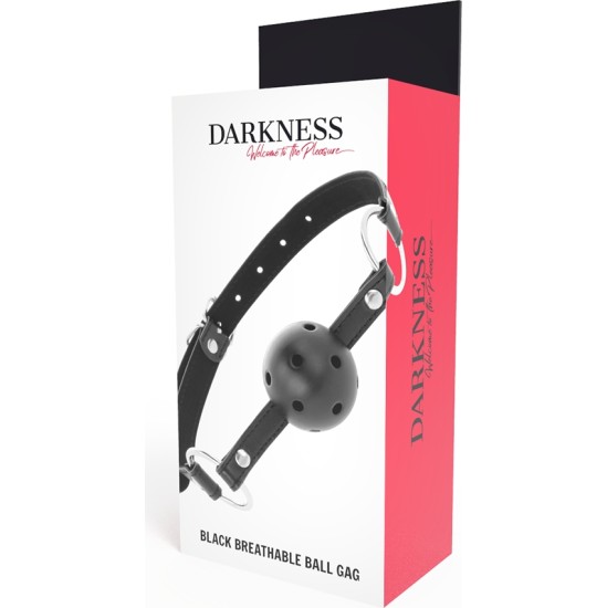 Darkness Bondage TUMŠA - MELNA ELPOJOŠA GAG