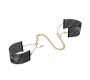 Bijoux Desire Metallique DESIR METALLIQUE BLACK METALLIC MESH HANDCUFFS