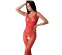 Passion Woman Bodystockings PASSION - BS098 RED BODYSTOCKING ONE SIZE