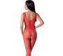 Passion Woman Bodystockings PASSION - BS098 RED BODYSTOCKING VIENAS DYDIS