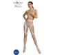 Passion Woman Garter & Stock PASSION - EKO KOLEKCIJA BODYSTOCKING ECO S005 WHITE