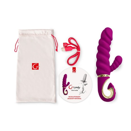 G-Vibe Vibrators ar klitora stimulātoru violets