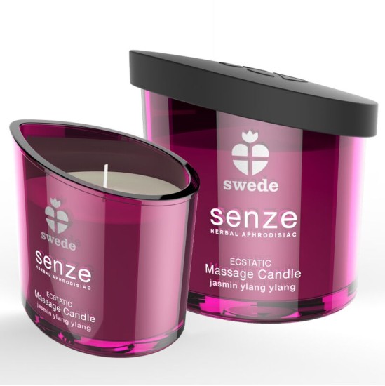 Swede SENZE ECSTATIC MASSAGE CANDLE - JASMINE, YLANG YLANG