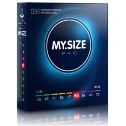 My Size Pro CONDOMS 60 MM 3 UNITS