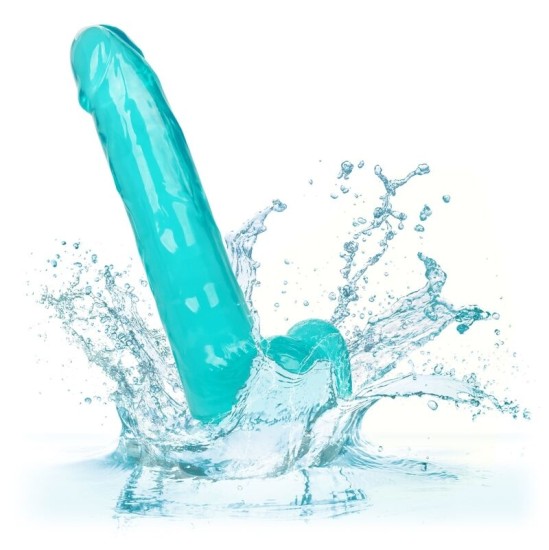 California Exotics CALEX SUURUS KUNINGANNA DILDO - SININE 20,3 CM