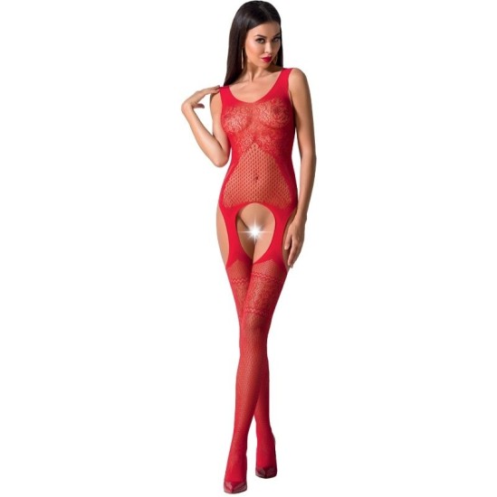 Passion Woman Bodystockings PASSION WOMAN BS061 RAUDONAS KŪNINĖLIS VIENAS DYDIS