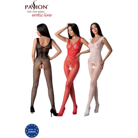 Passion Woman Bodystockings PASSION - BS098 RED BODYSTOCKING VIENS IZMĒRS