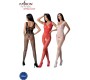 Passion Woman Bodystockings PASSION - BS098 RED BODYSTOCKING VIENAS DYDIS