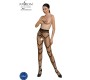 Passion Woman Garter & Stock KIRG - ECO KOLLEKTSIOON BODYSTOKING ECO S006 MUST