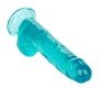 California Exotics CALEX SUURUS KUNINGANNA DILDO - SININE 20,3 CM