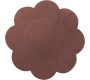 Bye Bra - Accessories BYE-BRA ACCESSORIES - FLOWER NIPPLE COVERS PACK 3 UNITS DARK BROWN XL