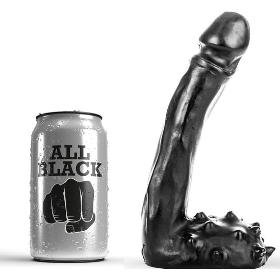 All Black DILDO REALISTIK 19 CM