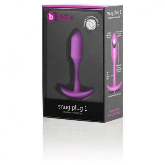 B-Vibe SNUG PLUG 1 ROZĀ