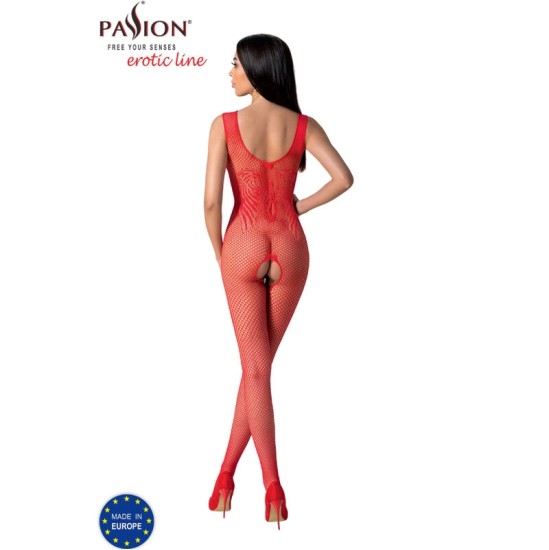 Passion Woman Bodystockings PASSION - BS098 RED BODYSTOCKING ONE SIZE