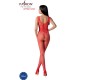 Passion Woman Bodystockings PASSION - BS098 RED BODYSTOCKING VIENAS DYDIS