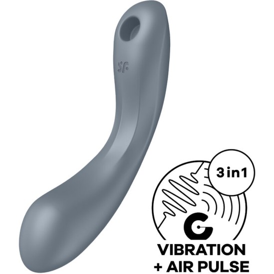 Satisfyer Air Pulse SATISFYER - CURVE TRINITY 1 AIR PULSE VIBRATION GREY