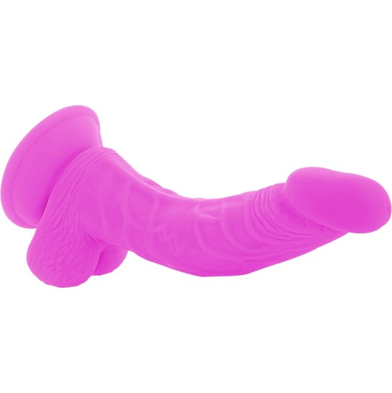 Diversia Elastīgs Vibrējošs Dildo 21,5 CM - violets