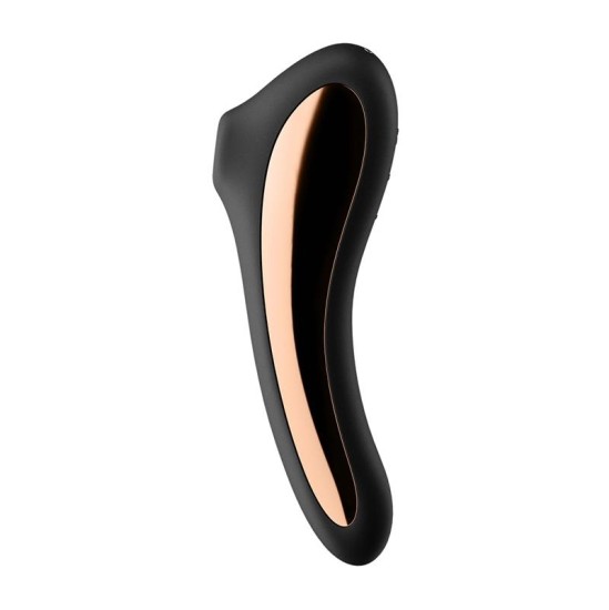 Satisfyer Dual Kiss Clitoris Sucker un Vibe 2 in 1 Black