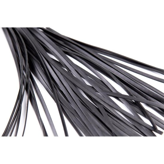 Latetobed Bdsm Line Shinny Handle Flogger 44 cm Black