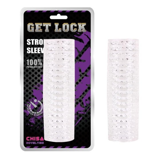 Chisa Masturbator Get Lock 13,6 cm Clear