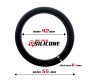 Beast Rings Cock Ring Solid Silicone 4.2 cm Black