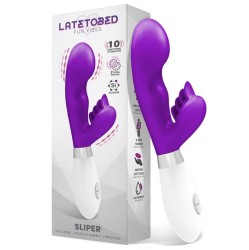 Latetobed Sliper Rabbit Vibe Silikona Violeta