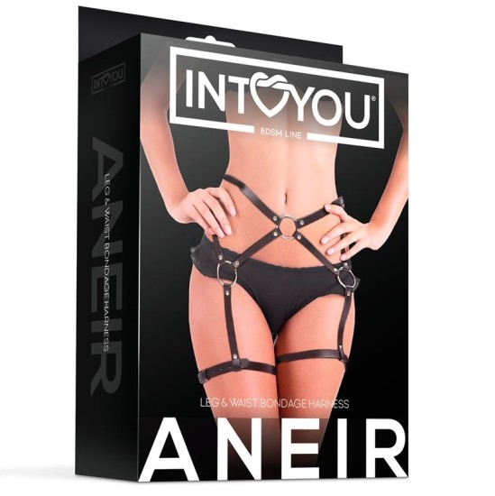 Intoyou Bdsm Line Regulējama Aneir kāju un gaidīšanas siksna