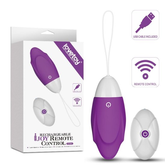 Lovetoy Vibrējošā ola iJoy tālvadības pults USB violeta