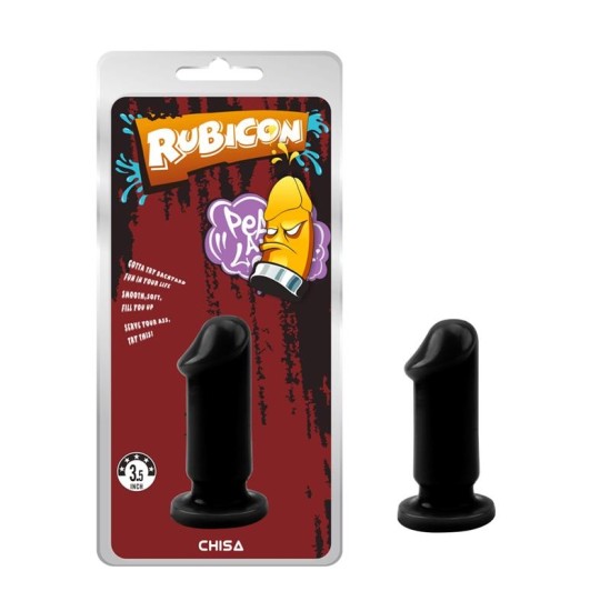 Chisa Butt Plug Evil Izmērs S 9 x 3,3 cm Melns