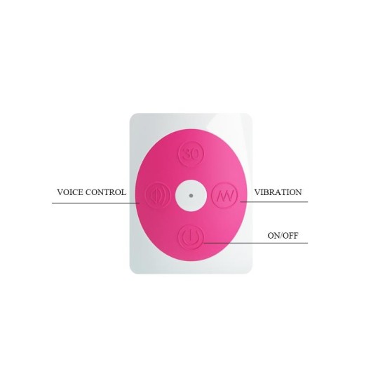 Prettylove Vibe Gene with Voice Control Pink