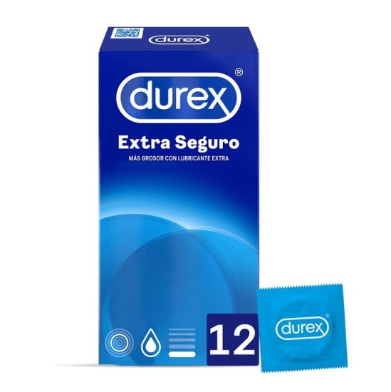 Durex Prezervatyvai Extra Seguro 12 vnt