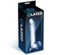 Glazed Realistiškas dildo su sėklidėmis kristalinė medžiaga 20 cm