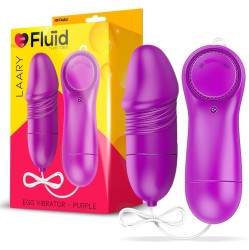 Flu?D Laary Multi-Speed Vibrating Egg puldiga Purple