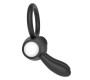 Lovetoy Vibrējošs Cockring Power Clit Black