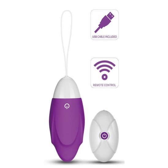 Lovetoy Vibrējošā ola iJoy tālvadības pults USB violeta